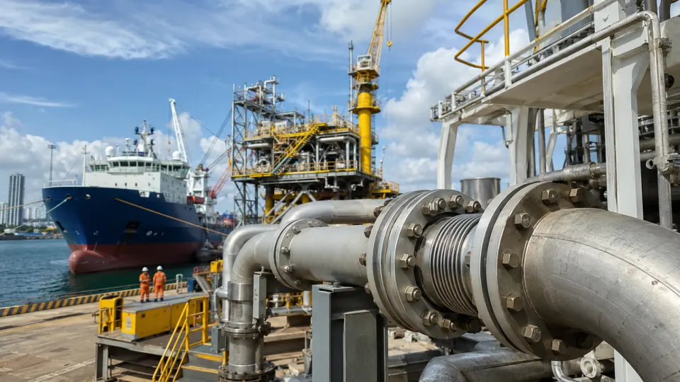 Marine terminal and offshore support equipment